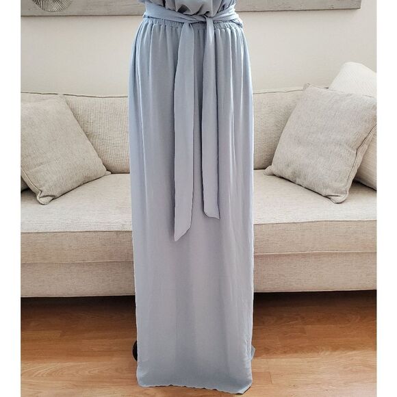 Show Me Your Mumu 'Kendall' Maxi Dress - size Large in Steel Blue - Picture 5 of 14